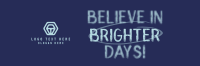 Minimalist Positive Message Twitter Header Preview