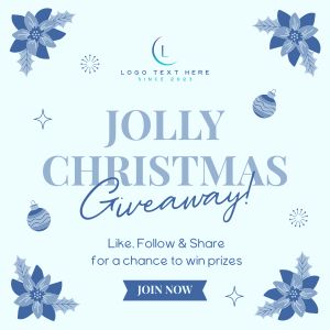 Jolly Christmas Giveaway Instagram post Image Preview