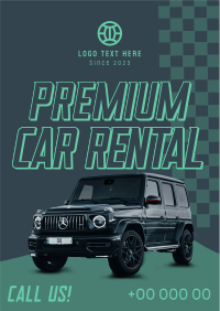Premium Car Rental Flyer Image Preview