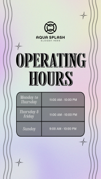 Y2K Operating Hours TikTok Video Image Preview