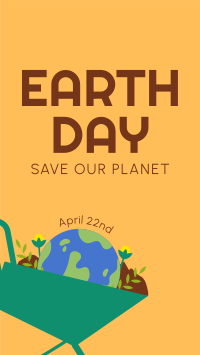 Save our Planet Instagram Story Design