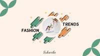 Fashion Trends Recommendations YouTube Banner Design