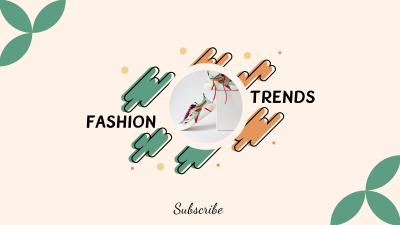 Fashion Trends Recommendations YouTube Banner Image Preview