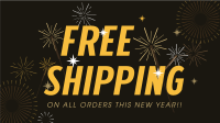 Free Shipping Sparkles Animation Preview