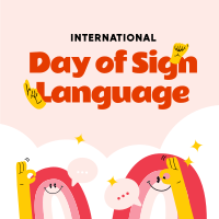 Sign Language Day Instagram post Image Preview