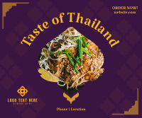 Taste of Thailand Facebook Post Design
