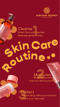 Skin Care Routine TikTok Video Image Preview