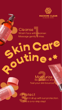 Skin Care Routine Video Image Preview