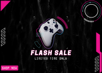 Gaming Flash Sale Postcard Image Preview