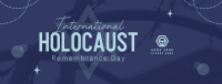 Holocaust Memorial Day Facebook cover Image Preview