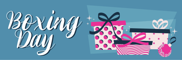 Boxing Day Gifts Twitter Header Design Image Preview