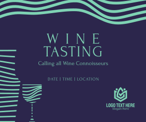 Wine Tasting Event Facebook post