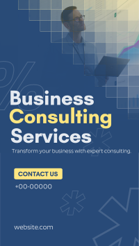 Generic Business Consultation Facebook Story Design