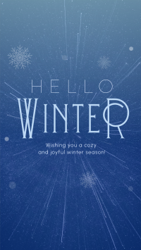 Cozy Winter Greeting Instagram Reel Preview