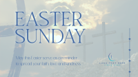 Easter Holy Cross Reminder Animation Image Preview