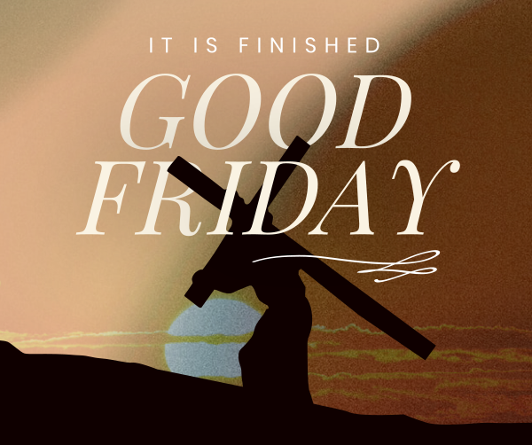 Sunrise Good Friday Facebook Post Design