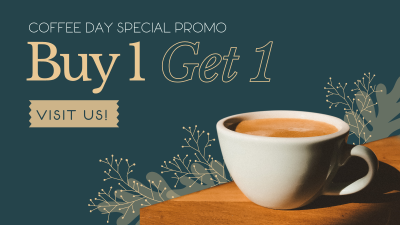 Smell of Coffee Promo Facebook event cover Image Preview