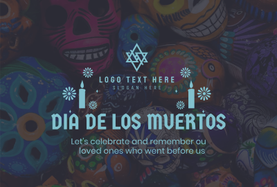 Dia De Muertos Pinterest board cover Image Preview