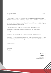 Just the Side Letterhead Image Preview