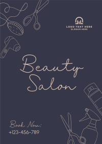 Beauty Salon Services Poster Image Preview