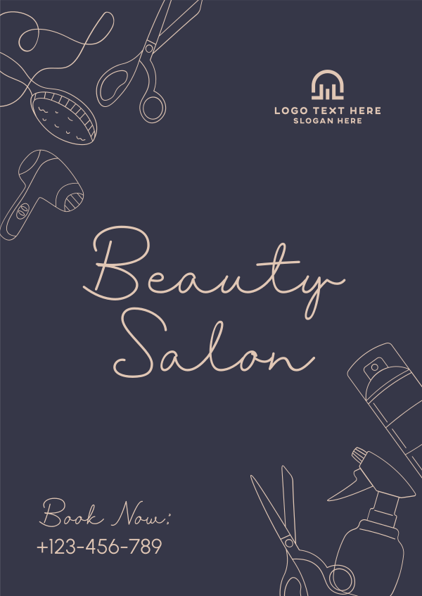 Beauty Salon Services Poster Design Image Preview