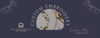 Embroidery Order Facebook Cover Design