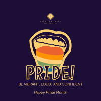 Say Pride Celebration Linkedin Post Design