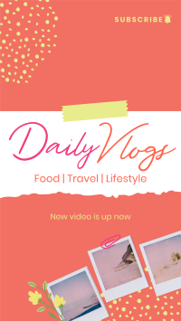 Scrapbook Daily Vlog Instagram reel Image Preview