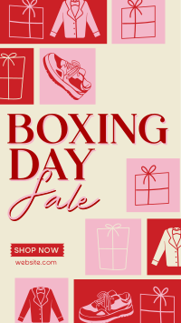 Boxing Day Super Sale Instagram Story Design