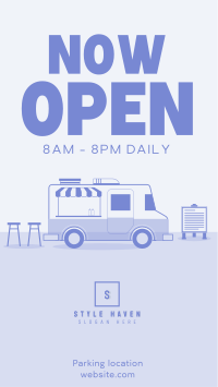 Food Truck Opening Facebook story Image Preview