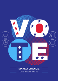 Vote for Change Poster Design