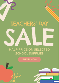 Favorite Teacher Sale Flyer Design