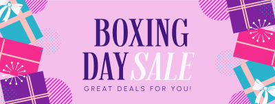 Boxing Day Special Deals Facebook cover Image Preview