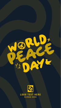 Peace Day Quirks Facebook Story Design