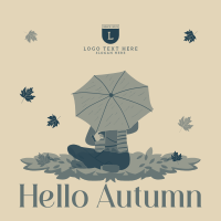 Hello Autumn Greetings T-shirt Image Preview