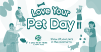 Quirky Pet Love Facebook Ad Design