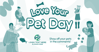 Quirky Pet Love Facebook ad Image Preview