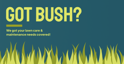 Bush Lawn Maintenance Facebook ad Image Preview
