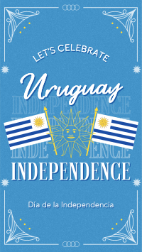 Uruguayan Independence Day TikTok Video Design