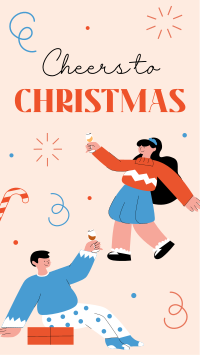 Cheers to Christmas Instagram reel Image Preview