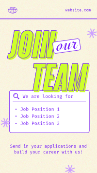 Contemporary Job Posting TikTok Video Image Preview