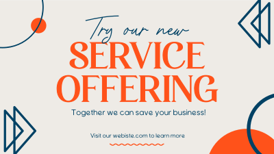 New Service Offer Facebook event cover Image Preview