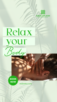 Relaxing Body Massage TikTok Video Image Preview