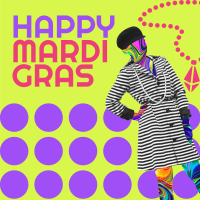 Mardi Gras Fashion Linkedin Post Image Preview