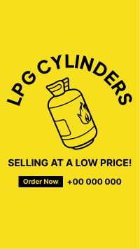 LPG Cylinder Instagram Story Design