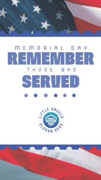 Remember Memorial Day Facebook story Image Preview