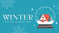 Winter Inside Globe Animation Preview