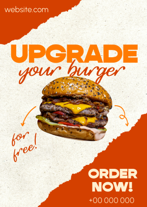 Upgrade your Burger! Poster Image Preview