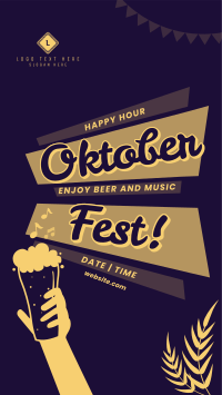 Oktoberfest Beer Promo TikTok video Image Preview