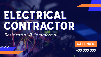  Electrical Contractor Service Facebook event cover Image Preview